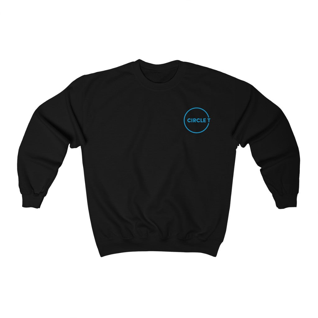 Circle T Unisex Heavy Blend™ Crewneck Sweatshirt Black